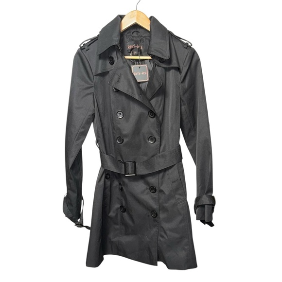 Kimi + Kai Women's Adley Water Resistant Hooded Trench Coat SMALL  NWT - Picture 2 of 13